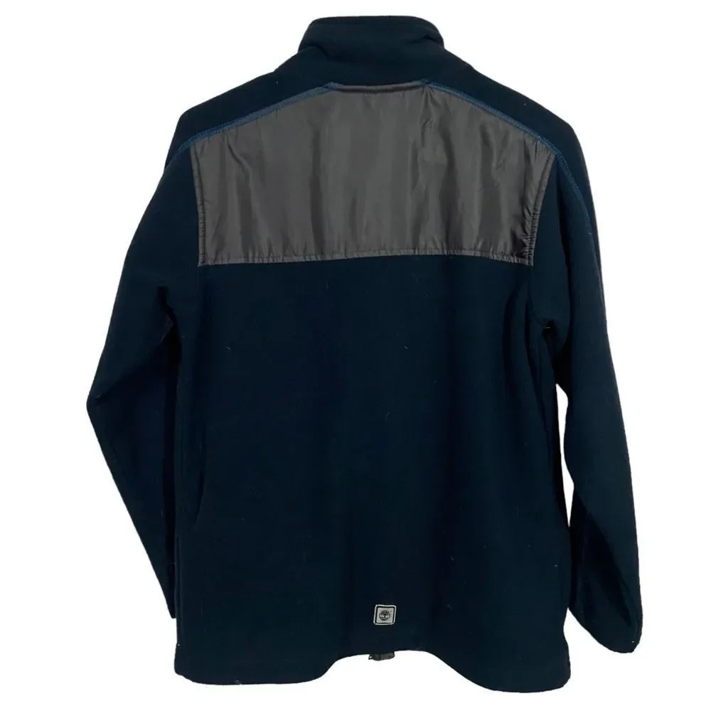 Timberland Blue Full Zip Cold Weather Fleece Jacket